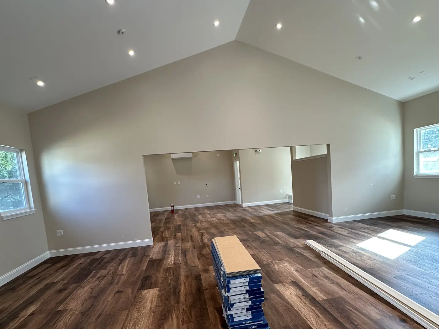 Freshly painted open interior by Joab Painting LLC